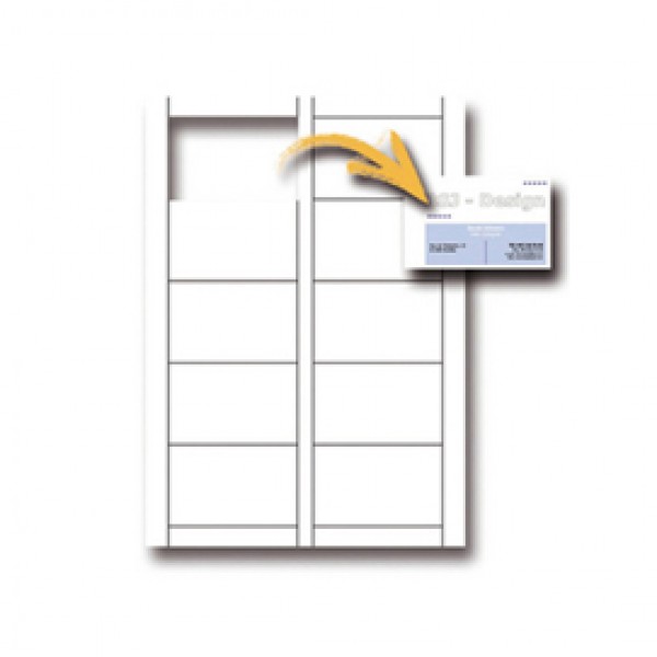 Biglietti da visita - 85 x 54 mm - 200 gr - microperforati - bianco - Decadry - conf. 15 fogli da 10 biglietti Biglietti da visita - 85 x 54 mm - 200 gr - microperforati - bianco - Decadry - conf. 15 fogli da 10 biglietti