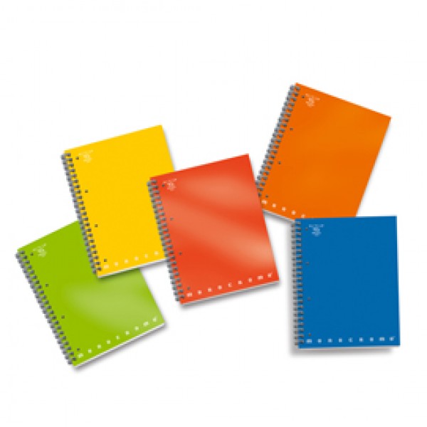 Maxiquaderno Monocromo - A4 - 100 fogli - 80gr - quadretto 5mm - 4 fori - spiralato - Pigna Maxiquaderno Monocromo - A4 - 100 fogli - 80gr - quadretto 5mm - 4 fori - spiralato - Pigna