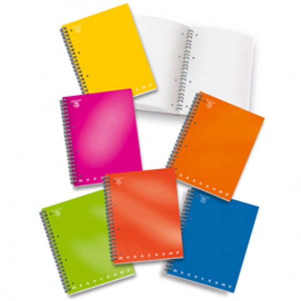 Maxiquaderno Monocromo - A4 - 100 fogli - 80gr - 1 rigo - 4 fori - spiralato - Pigna Maxiquaderno Monocromo - A4 - 100 fogli - 80gr - 1 rigo - 4 fori - spiralato - Pigna