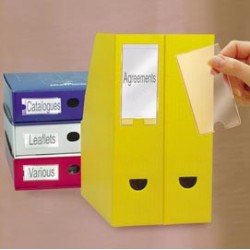 Portaetichette adesivo - PPL - 62 x150 mm - trasparente - 3L - conf. 6 pezzi