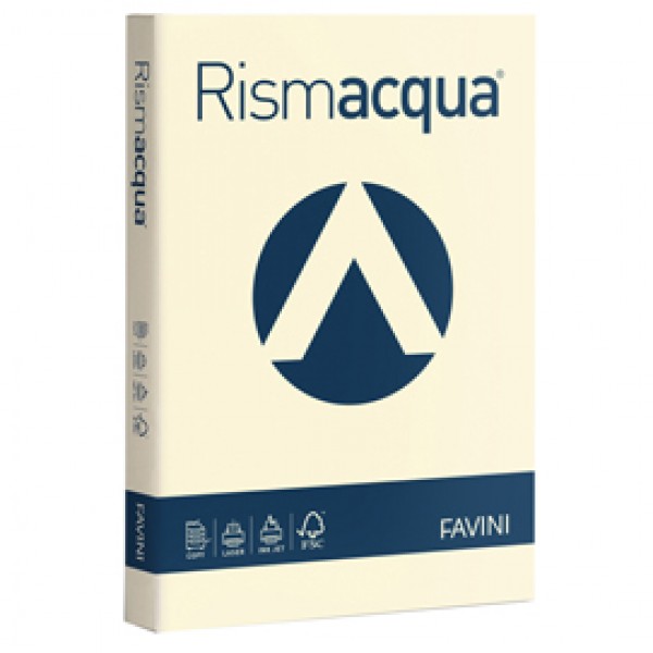 Carta Rismacqua - A4 - 140 gr - avorio 110 - Favini - conf. 200 fogli Carta Rismacqua - A4 - 140 gr - avorio 110 - Favini - conf. 200 fogli