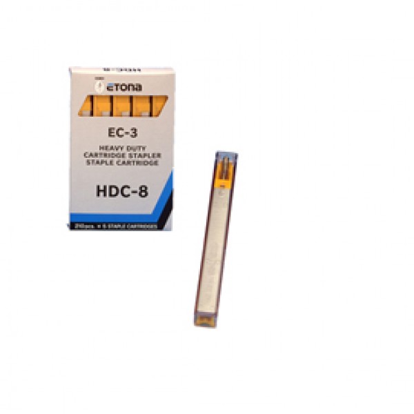 Caricatore HDC8 per Etona EC3 - 210 punti - giallo - Etona - conf. 5 pezzi Caricatore HDC8 per Etona EC3 - 210 punti - giallo - Etona - conf. 5 pezzi