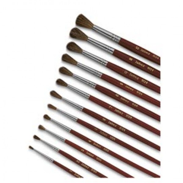 Pennello punta tonda serie 9124 - punta tonda - pelo pony - n.10 - Lebez Pennello punta tonda serie 9124 - punta tonda - pelo pony - n.10 - Lebez