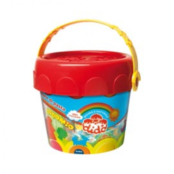 Pasta modellabile DiDo medio - DiDo - secchiello 10 salsicciotti con attrezzi Pasta modellabile DiDo medio - DiDo - secchiello 10 salsicciotti con attrezzi