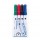 Pennarello a secco Tratto Memo per lavagne cancellabili - astuccio 4 colori - punta conica 2,5mm - Tratto