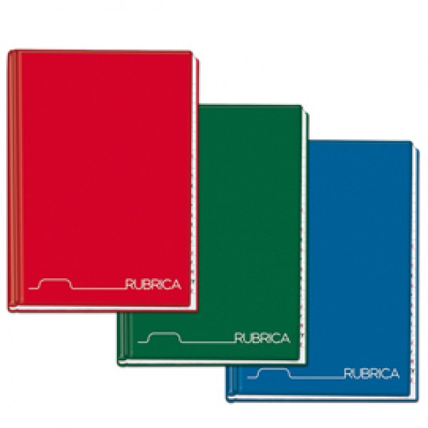 Rubrica cartonato - 1 rigo - A5 - 48 fogli - Blasetti Rubrica cartonato - 1 rigo - A5 - 48 fogli - Blasetti