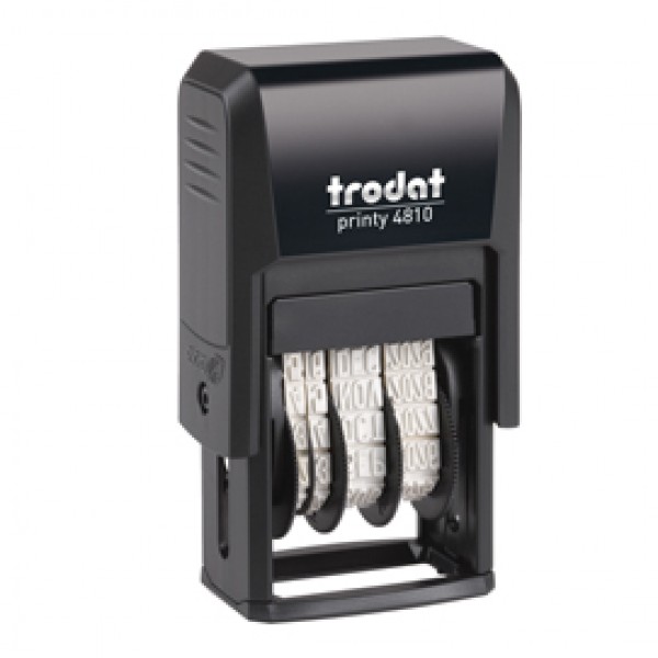 Timbro Printy Dater Eco 4810 Datario - 3,8 mm - autoinchiostrante - Trodat® Timbro Printy Dater Eco 4810 Datario - 3,8 mm - autoinchiostrante - Trodat®