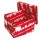 Scatola Dox&Dox - con coperchio - 39,5x28x35,5 cm - bianco e rosso - Esselte Dox