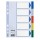 Separatore - 5 tasti colorati - PPL - A5 - multicolore - Esselte