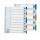 Separatore - 10 tasti colorati - PP - A4 maxi - 24,5x29,7 cm - multicolore - Esselte