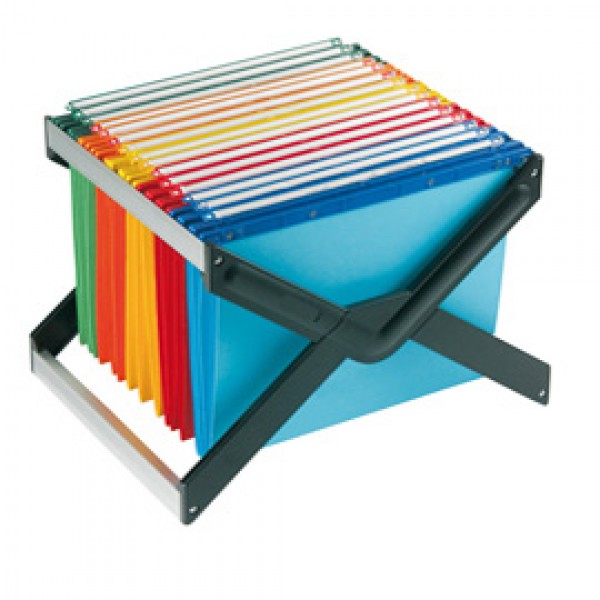 Supporto per cartelle sospese Luxor - con 10 cartelle Joker interasse 33 cm - 41x27,5x32 cm - colori assortiti - Bertesi Supporto per cartelle sospese Luxor - con 10 cartelle Joker interasse 33 cm - 41x27,5x32 cm - colori assortiti - Bertesi