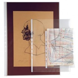 Buste forate Atla T - pesante - liscio - 50x70 cm - trasparente - Sei Rota - conf. 10 pezzi