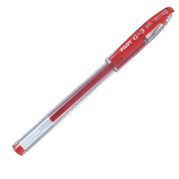 Roller gel G 3 - punta 0,7mm - rosso - - Pilot Roller gel G 3 - punta 0,7mm - rosso - - Pilot
