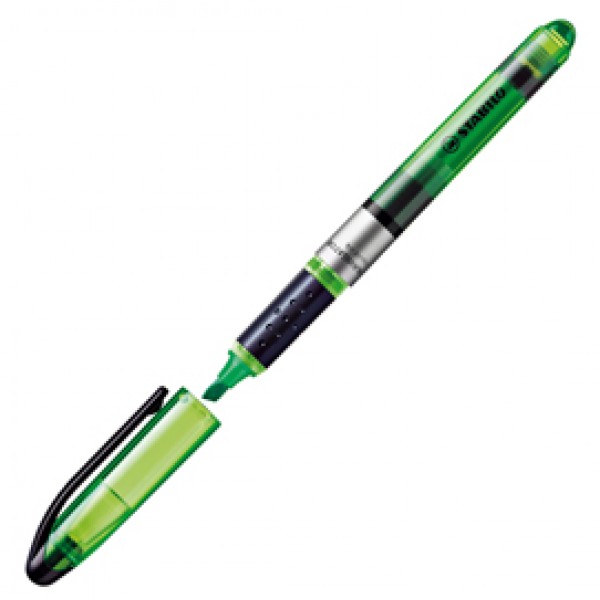 Evidenziatore Stabilo Navigator - punta a scalpello - tratto da 1,0-4,0mm - verde - Stabilo