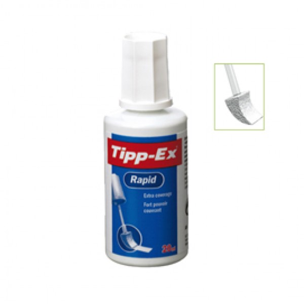 Correttore liquido Rapid - 20ml - Tipp Ex - conf. 10 pezzi Correttore liquido Rapid - 20ml - Tipp Ex - conf. 10 pezzi