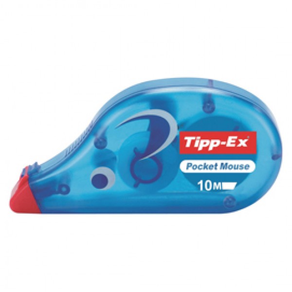 Correttore a nastro Pocket Mouse - 4,2mm x 10mt - Tipp Ex - conf. 10 pezzi Correttore a nastro Pocket Mouse - 4,2mm x 10mt - Tipp Ex - conf. 10 pezzi