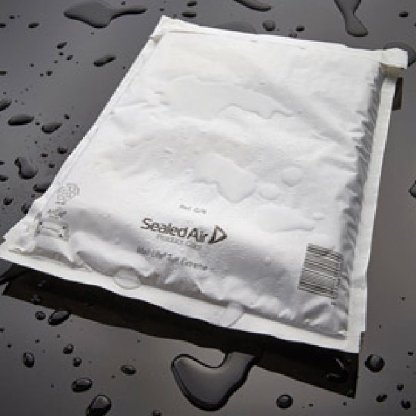 Busta imbottita Mail Lite® Tuff Cushioned - impermeabile - G (24 x 33 cm) - bianco - Sealed Air® - conf. 10 pezzi