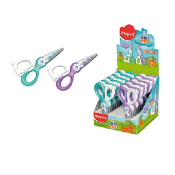 Forbici KidiKut - lama sintetica - punta tonda - 12 cm - Maped Forbici KidiKut - lama sintetica - punta tonda - 12 cm - Maped