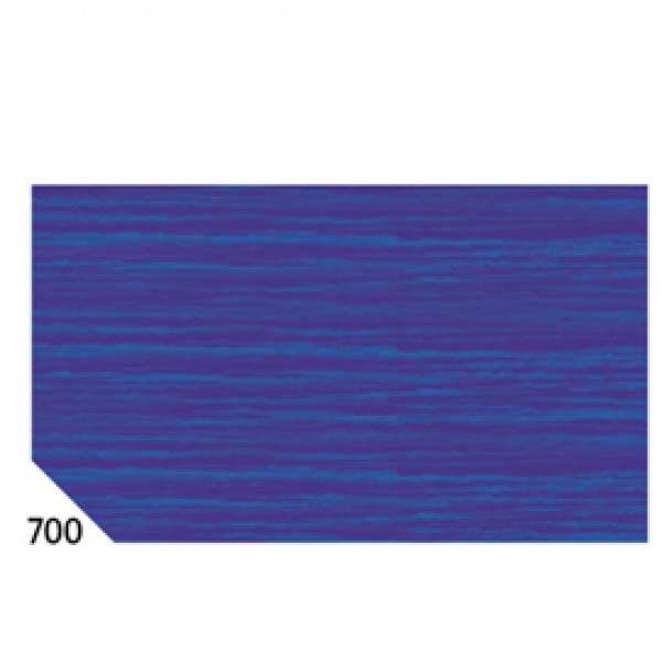 Carta crespa - 50 x 250 cm - 48 gr/m² - blu 700 - Rex Sadoch - conf.10 rotoli