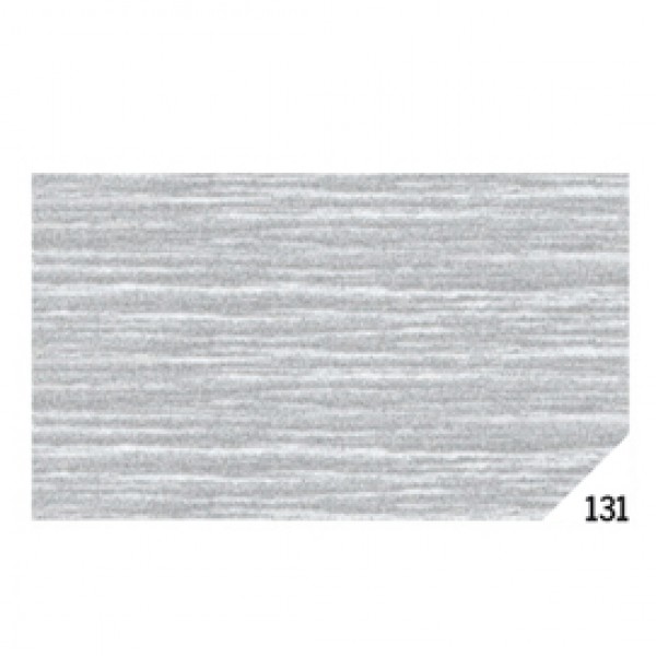 Carta crespa - 50x150cm - argento metal 131 - Rex Sadoch - conf.10 rotoli Carta crespa - 50x150cm - argento metal 131 - Rex Sadoch - conf.10 rotoli