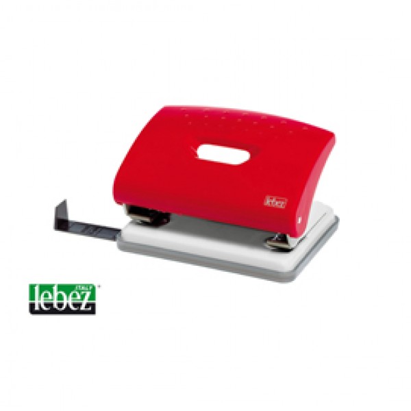 Perforatore 1270 - massimo 16 fogli - 2 fori - passo 8 cm - colori assortiti - Lebez Perforatore 1270 - massimo 16 fogli - 2 fori - passo 8 cm - colori assortiti - Lebez