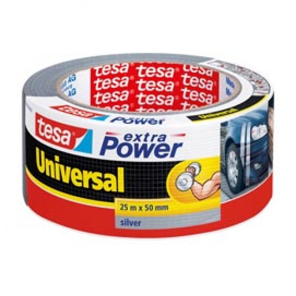 Nastro adesivo Tesa® Extra Power Universal - 25 m x 50 mm - grigio - Tesa