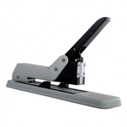 Cucitrice da tavolo Leone 130 - braccio lungo - capacità massima 180 fogli - grigio/nero - Arké