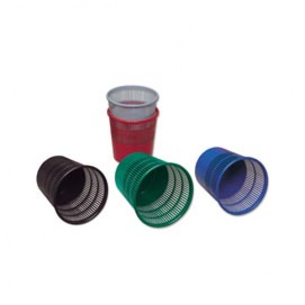 Cestino gettacarte - altrezza 31,5 cm - diametro 30 cm - traforato - 15 lt - nero - Presbitero Cestino gettacarte - altrezza 31,5 cm - diametro 30 cm - traforato - 15 lt - nero - Presbitero