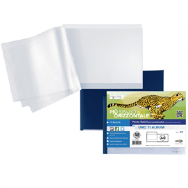 Portalistini personalizzabile Uno TI - 42x30 cm (album) - 24 buste - blu - Sei Rota Portalistini personalizzabile Uno TI - 42x30 cm (album) - 24 buste - blu - Sei Rota