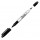 Marcatore Permanente Twin tip doppia punta - una punta fine 1,0mm - una punta extra fine 0,5mm - nero - Sharpie