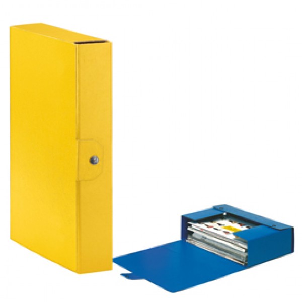 Scatola progetto Eurobox - dorso 6 cm - 25x35 cm - giallo - Esselte Scatola progetto Eurobox - dorso 6 cm - 25x35 cm - giallo - Esselte