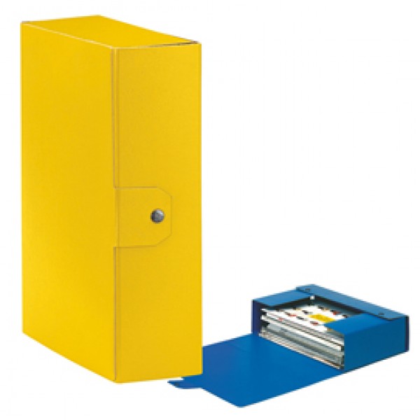 Scatola progetto Eurobox - dorso 10 cm - 25x35 cm - giallo - Esselte