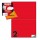 Etichetta adesiva C509 - permanente - 210x148,5 mm - 2 etichette per foglio - rosso - Markin - scatola 100 fogli A4