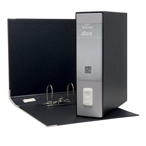 Registratore Dox 1 - dorso 8 cm - commerciale 23x29,7 cm - grigio chiaro - Esselte Registratore Dox 1 - dorso 8 cm - commerciale 23x29,7 cm - grigio chiaro - Esselte