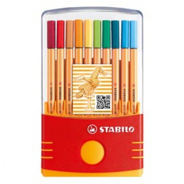 Fineliner Point 88 - colori assortiti - Stabilo - conf. color Parade 20 pezzi Fineliner Point 88 - colori assortiti - Stabilo - conf. color Parade 20 pezzi