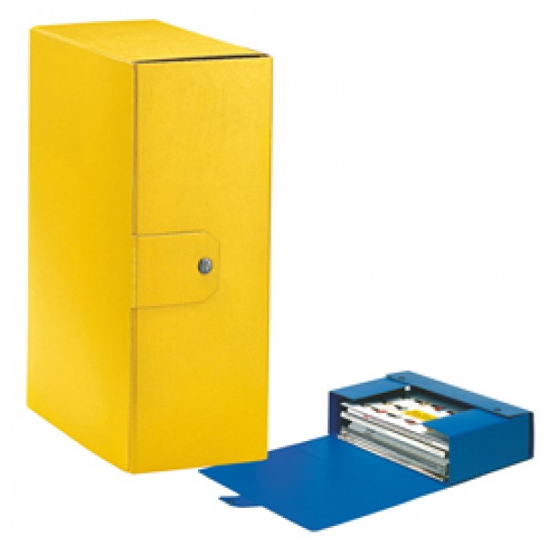 Scatola progetto Eurobox - dorso 12 cm - 25x35 cm - giallo - Esselte Scatola progetto Eurobox - dorso 12 cm - 25x35 cm - giallo - Esselte
