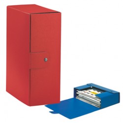 Scatola progetto Eurobox - dorso 12 cm - 25x35 cm - rosso - Esselte