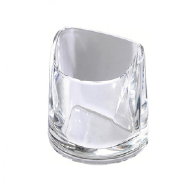 Portapenne Nimbus - 10x11x6,8 cm - cristallo trasparente - Rexel
