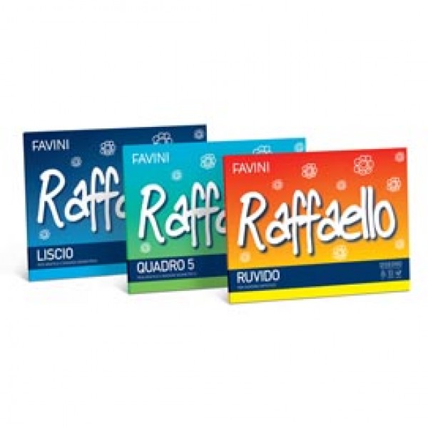 Album Raffaello - 24x33cm - 100gr - 20 fogli - liscio - Favini Album Raffaello - 24x33cm - 100gr - 20 fogli - liscio - Favini