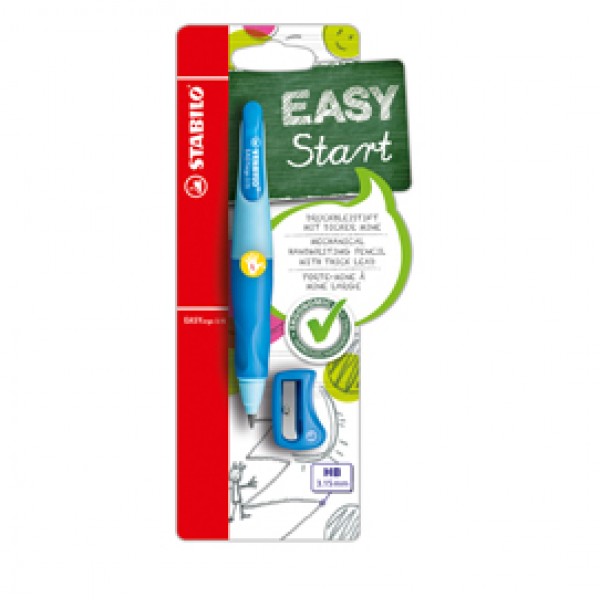 Portamine Easyergo - 3,15mm - per mancini + affilamine - azzurro - Stabilo Portamine Easyergo - 3,15mm - per mancini + affilamine - azzurro - Stabilo