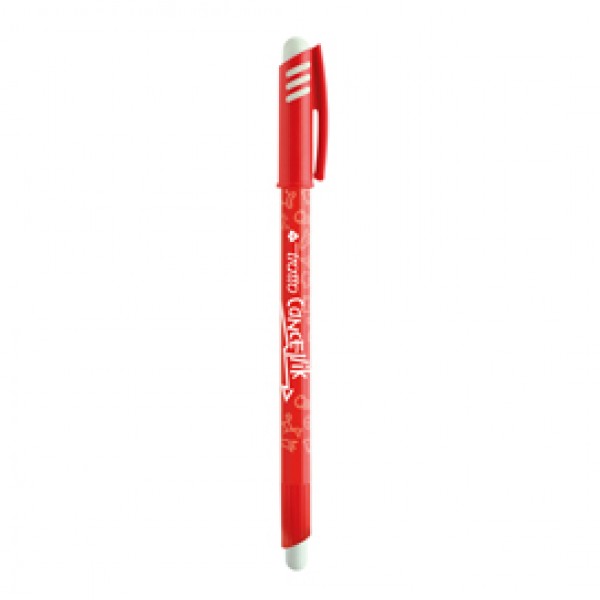 Penna a sfera cancellabile Cancellik - punta 1,0mm - rosso - Tratto Penna a sfera cancellabile Cancellik - punta 1,0mm - rosso - Tratto