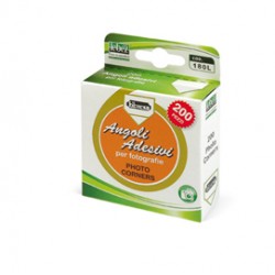 Angoli adesivi per foto - Lebez - trasparente - conf. 200 pezzi