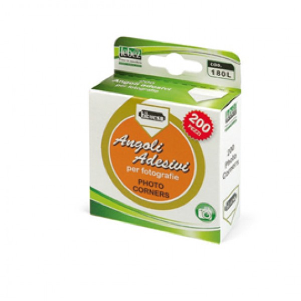 Angoli adesivi per foto - Lebez - trasparente - conf. 200 pezzi Angoli adesivi per foto - Lebez - trasparente - conf. 200 pezzi