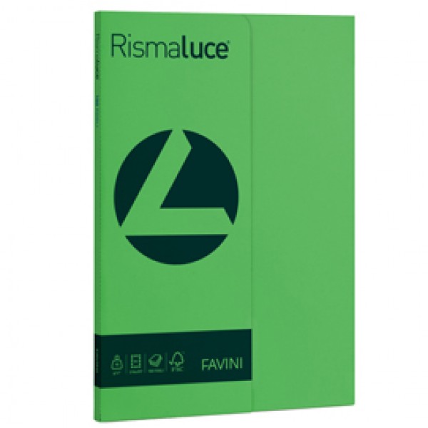 Carta Rismaluce Small - A4 - 90 gr - verde 60 - Favini - conf. 100 fogli Carta Rismaluce Small - A4 - 90 gr - verde 60 - Favini - conf. 100 fogli
