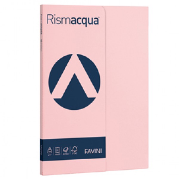 Carta Rismacqua Small - A4 - 200 gr - rosa 10 - Favini - conf. 50 fogli Carta Rismacqua Small - A4 - 200 gr - rosa 10 - Favini - conf. 50 fogli