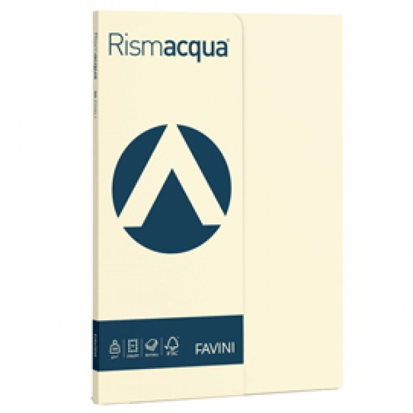 Carta Rismacqua Small - A4 - 200 gr - avorio 110 - Favini - conf. 50 fogli Carta Rismacqua Small - A4 - 200 gr - avorio 110 - Favini - conf. 50 fogli