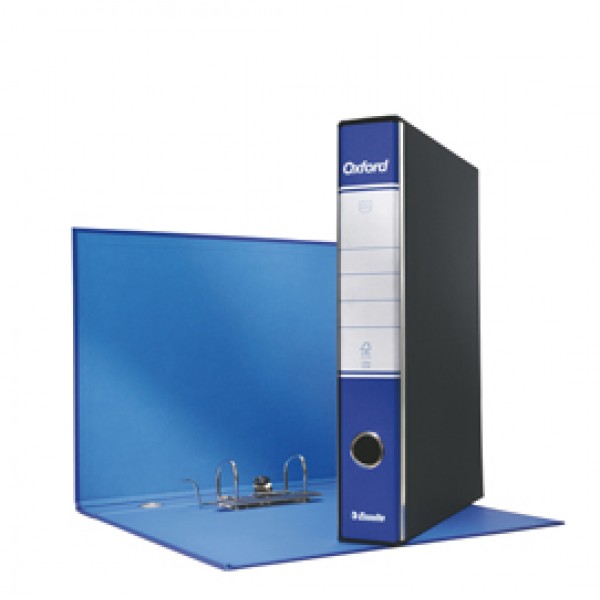 Registratore Oxford G84 - dorso 5 cm - protocollo 23x33 cm - blu - Esselte Registratore Oxford G84 - dorso 5 cm - protocollo 23x33 cm - blu - Esselte