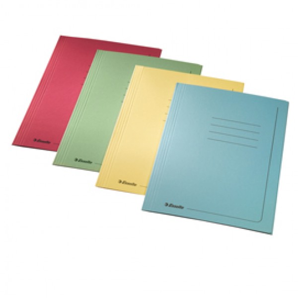 Cartelline 3 lembi - con stampa - 295 gr - 25x35 cm - giallo - Esselte - conf. 25 pezzi Cartelline 3 lembi - con stampa - 295 gr - 25x35 cm - giallo - Esselte - conf. 25 pezzi