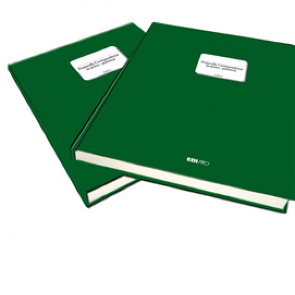 Registro corrispondenza arrivo/partenza - 31 x 24,5cm - 200 fogli - Edipro Registro corrispondenza arrivo/partenza - 31 x 24,5cm - 200 fogli - Edipro