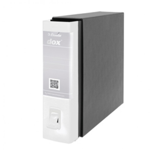 Registratore Dox 2 - dorso 8 cm - protocollo 23x34 cm - bianco - Esselte Registratore Dox 2 - dorso 8 cm - protocollo 23x34 cm - bianco - Esselte